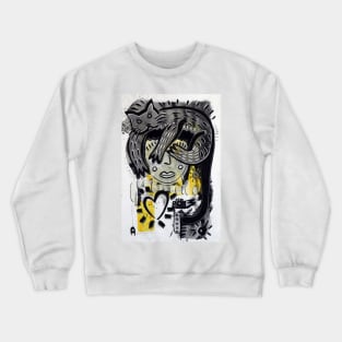 cat hair Crewneck Sweatshirt